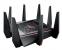Der Gaming-Router ROG GT AC5300 bietet für zwei der acht LAN-Ports spezielle Gaming-Boosts, die über eine Quad-Core-CPU koordiniert werden.