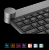 Die neue Logitech-Tastatur Craft wird vom Crown-Einstellrad gekrönt, das anwendungsspezifische Quick-Dial-Funktionen bieten soll. (1)
