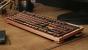 Azio Retro Classic: Mechanische Tastatur im Schreibmaschinenstil mit Leder oder Holz (10)