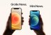 Links das iPhone 12 und rechts das iPhone 12 Mini