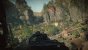 RTX 3070 mit Raytracing in Full HD und mitsamt DLSS "Quality" (entspricht ~67 % der gewählten Auflösung). <br> <br> Trotz geringer Auflösung sind mit der 8-GiByte-GPU noch immer speicherbedingte Aussetzer zu beobachten, wie beispielsweise bei den beiden Palmen links in der Mitte des Bildes.