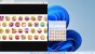 Links die 3D-Emoticons aus dem Blogbeitrag und rechts die tatsächlich in&nbsp;Windows 11 Version 22H2 enthaltenen Emoticons.