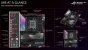 AM5-Motherboard-Showcase von AMD, Asrock, Asus, Biostar, Gigabyte und MSI (10): Das X670E Hero bekommt die bereits vom Z670-Gegenstück bekannte, mehrlagige Polymo-Beleuchtung, die zwei verschiedene Motive darstellen kann, im Gegensatz zum Xtreme aber kein konfigurierbares Display.