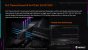 AM5-Motherboard-Showcase von AMD, Asrock, Asus, Biostar, Gigabyte und MSI (37): Gigabyte Testergebnisse zur Folge läuft die hauseigene PCI-E-4.0-SSD normalerweise nur eine halbe Stunde mit voller Leistung, während mit einem überdimensionierten Kühlkörper künftig auch zwei Stunden-Tests kein Problem sind! Stellt sich die Frage: Woher nimmt man 10 TB Daten, um mehr als 30 Minuten mit den beworbenen 5,5 GB/s schreiben zu können und wie passen die dann alle auf ein maximal 2 TB großes Laufwerk?