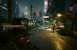 Cyberpunk - Artefakte mit DLSS 3.0 (rotes Licht, Baumstamm)