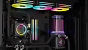 iCUE Link XC7 RGB Elite mit dem Ausgleichsbehälter iCUE Link XD5 RGB Elite