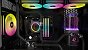 iCUE Link XC7 RGB Elite mit dem Ausgleichsbehälter iCUE Link XD5 RGB Elite