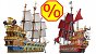<strong>Dicke Rabatte auf dicke Pötte:</strong> Piratenschiffe für Fans von Lego Piraten bei Amazon