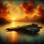 Farmerbob: "Ein Raumschiff im Stil von alten Meistern bei Sonnenuntergang" (4)