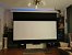 TauroBondani: "Unser Heimkino ist inzwischen deutlich bescheidener geworden. Wohnzimmerintegration, ohne den Charakter des Wohnzimmers zu sehr zu verändern.<br><br>Beamer ist ein BenQ W2700 mit Amazon 4k-Stick und einem Panasonic UHD-Player UB824EGK.<br>2 Leinwände Esmart 120" hintereinander, 16:9 und 21:9<br>Lautsprecher sind vorne 2 Behringer B2030A und ein Subwoofer mivoc hype 10 g2<br><br>Da wir in einem Wohnblock leben, muss der Geräuschpegel leider sehr gedämpft bleiben.<br><br>Fürs normale Fernsehen ist ein OLED65C1 vorhanden." (4)