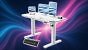 JUMMICO Höhenverstellbarer Schreibtisch mit USB-Ladeanschluss,Schreibtisch Höhenverstellbar Elektrisch, Steh-Sitz Tisch Stehpult Verstellbarer Computertisch,Standing Desk,120 x 60 cm, Weiß Amazon Angebot