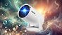 Mini Beamer, 4K FHD 1080P 180°Dreh Tragbarer Projektor, Klein Videoprojektor Unterstützt 2.4/5G Dual WiFi und Bluetooth 5.0, mit Android und IOS 11.0 Heimkino Smart Beamer Doppelsteuerung mit Maus Amazon Angebot