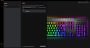Über das IO Center lässt sich das Profil der Dark-Mount-Tastatur individuell anpassen, inklusive der spezifischen Tastenbelegung und Beleuchtungseffekte.