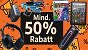 <strong>Die besten Amazon-Angebote: </strong>50 Top-Deals mit mind. 50% Rabatt