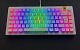 Hersteller Glorious hat neben einer großen Auswahl von Tastenschaltern auch sehr viele optisch ansprechende, langlebige und dämpfende PBT-Tastenkappen im Angebot. Im Bild die von uns getestete Glorious GMMK 3 HE mit Glorious GPBT Aura RGB Keycaps.