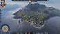 Blick auf eine Küstensiedlung in Britannien: <i>Anno 117</i> setzt auf detailreiches Terrain-Rendering und hübsche Spiegelungen.