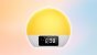 Foryond Tageslichtwecker,Lichtwecker Sonnenaufgang Wecker Digital Wake Up Light mit 25 beruhigende Klänge in 16 Helligkeit,Doppelalarm,8 Volltonfarben 9 farbige Licht, Wecker mit Projektion Weiß Amazon Angebot