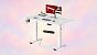 SANODESK Höhenverstellbarer Schreibtisch 110 x 54cm KOMPLETTER TISCHPLATTE, Ergonomischer Standing Desk, Computertisch mit Memory-Funktion für Homeoffice, Weiß Amazon Angebot