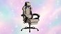 SUKIDA Gaming Stuhl, Ergonomischer Gaming-Stuhl mit Fußstütze, Racing Gaming Chair Kopfstütze Verstellbarer Computerstuhl Höhenverstellbar Lendenwirbelstütze für Homeoffice und Gaming Beige Amazon Angebot