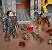 Der einzige Überlebende in T-60-Powerrüstung und Dogmeat: Das kultige Duo ist als voll bewegliche Fallout-Minifiguren enthalten.