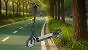E Scooter mit Straßenzulassung Max 33 km Reichweite, ABE Elektroroller Belastung bis 120kg, LED, 20km/h, 350W Motor,Duales Bremssystem Doppelte Federung Leicht Kompakt &amp; Stabil Eroller Für Pendler Amazon Angebot