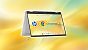 HP Chromebook x360 Laptop (14" HD Touchscreen, Intel N100, Gemini, 4 GB RAM, 128GB, ChromeOS, QWERTZ) - Silber Amazon Angebot