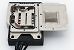 The cooling structure in Thermal Grizzly's Delta Mate MPII is surprisingly small and coarse. At the marked point, the water inlet and outlet come within 2 mm of each other.