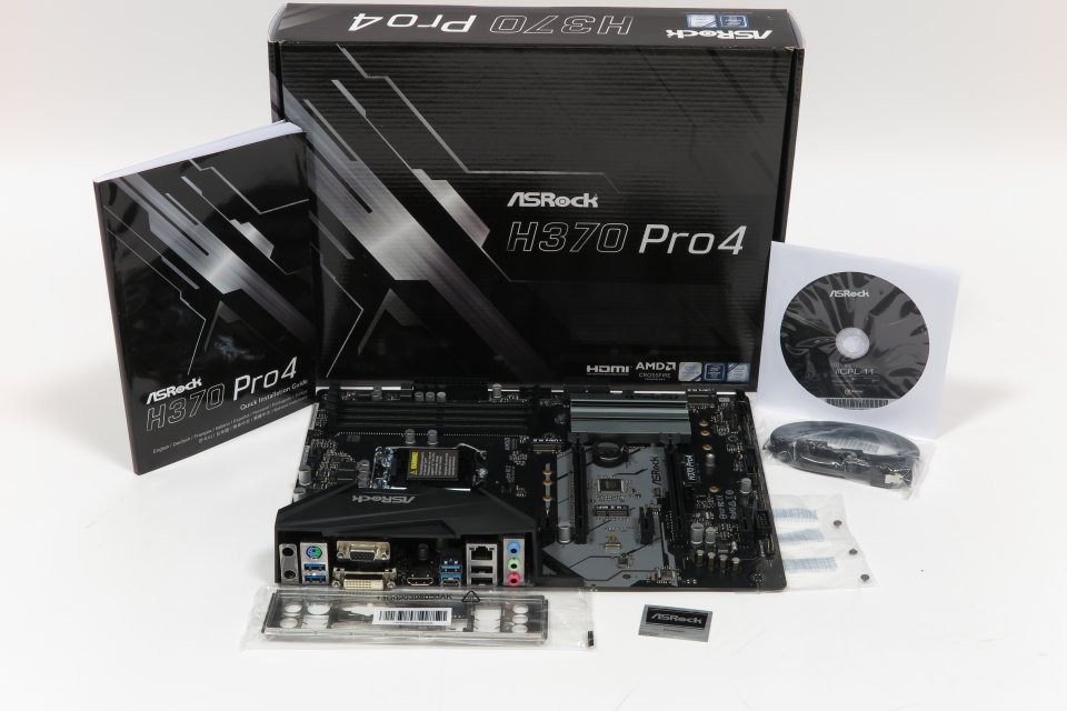 Asrock H370 Pro4: Packungsinhalt