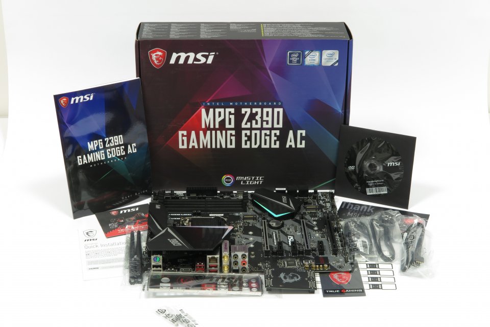 MSI MPG Z390 Gaming Edge AC: Packungsinhalt