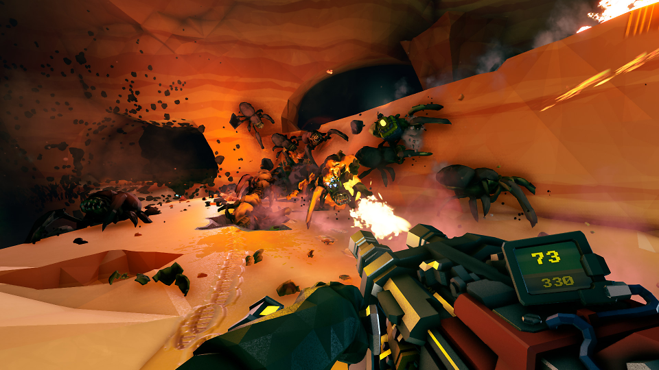 Im Koop-Hit <a href='store.steampowered.com/app/548430/Deep_Rock_Galactic/'>Deep Rock Galactic</a> spielt auch die Beleuchtung eine essenzielle Rolle als Teil der Atmosphäre. Betrunkene Weltraumzwerge auf insektenverseuchte Alienminen/Nester zu schicken, braucht Feingefühl.
