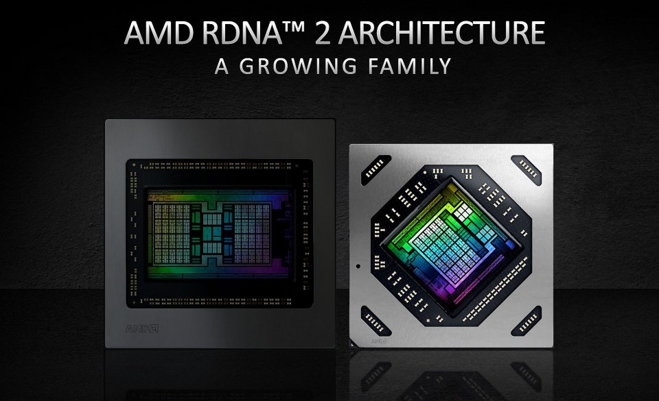 Navi 21 (RX 6800/6900) neben Navi 22 (RX 6700)