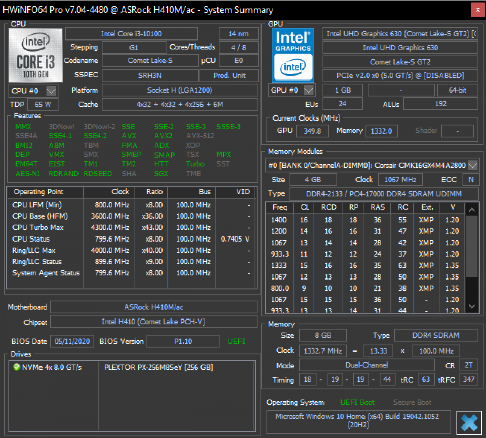 HWINFO_8 (Main-Screen)