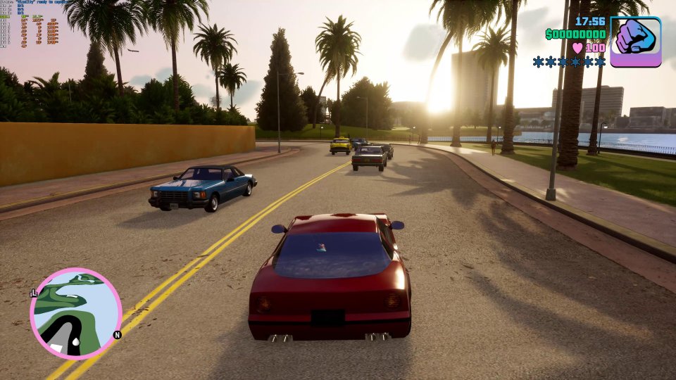 Optisch kann das Remake vor allem in Standbildern durch das Unreal-Engine-Beleuchtungssystem punkten. Vice City sah wohl nur selten so hübsch aus.