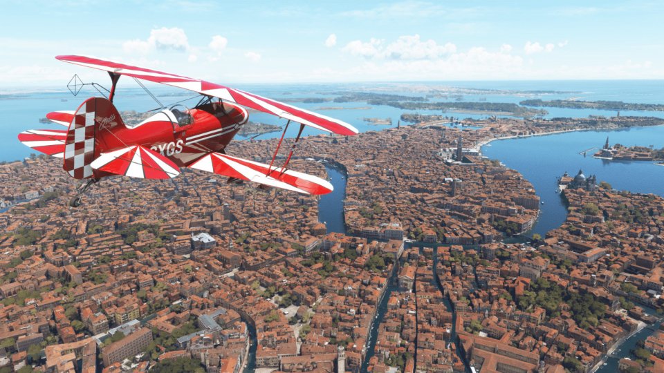Nach der Überquerung der Sahara geht es im Flight Simulator zur Seidenstraße, deren nördliche Route von Venedig aus abgeflogen wird.