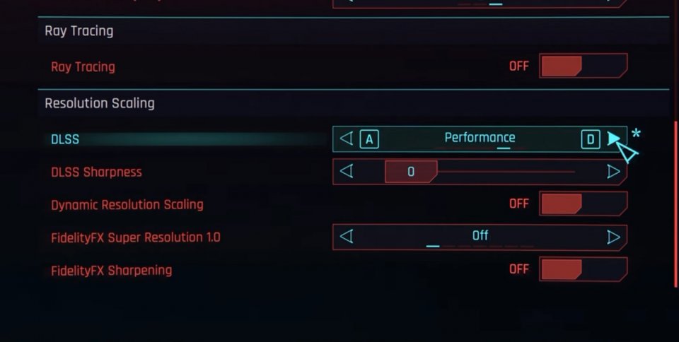 DLSS ist im Grafikmenü des Spiels zu finden.