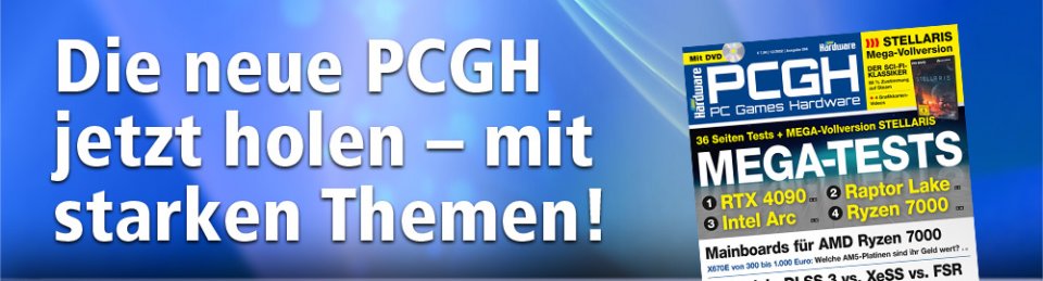 Welche CPU-Generation kann sich im Testen wie hervortun? Intels Raubvogelsee oder AMDs vierte Meditation? Bei den Grafikkarten sind Intels Arc A700-Modelle und Nvidias Geforce RTX 4090 im Test, samt Praxis mit verschiedenen Netzteil-Klassen. Daneben erwarten Sie noch Themen wie DDR5-Tuning mit EXPO-Erklärung, frische Upscaling-Methoden im Vergleich und einige weitere Artikel!
