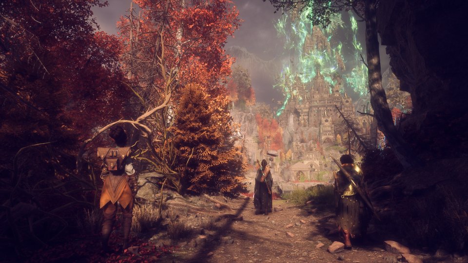 The Veilguard führt Sie bereits in den ersten Spielstunden von einer spektakulären Fantasy-Umgebung zur nächsten. Darunter ist Arlathan, die ehemals bedeutsamste Stadt des Elvenreichs. Der ursprünglichen Lore entsprechend wurde diese vom Tevinter Imperium 'dem Erdboden gleichgemacht'. Ein wenig kreative Freiheit kann allerdings spektakulären Aussichten dienen.