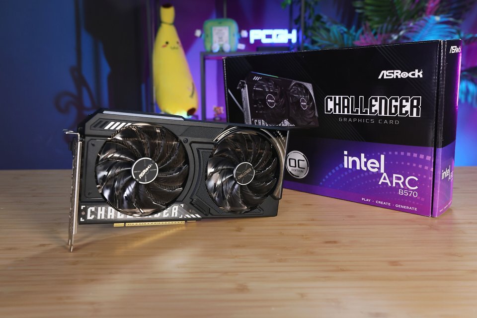 Asrock Arc B570 Challenger OC: Unsere Testkarte für diesen Artikel