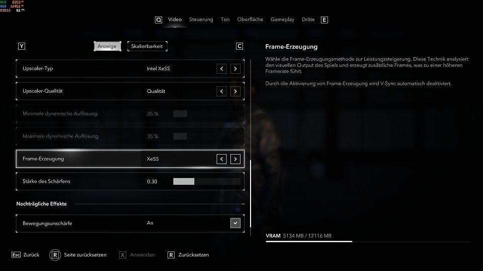 Assassin's Creed Shadows: Intel XeSS 2.0 + XeLL @ Arc GPUs