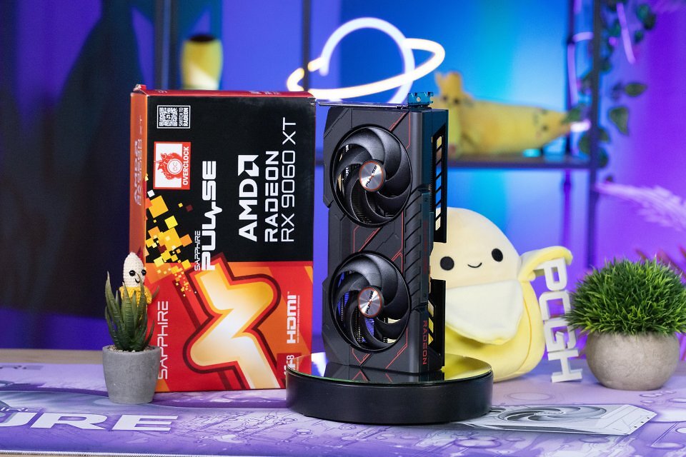 Sapphire Pulse Radeon RX 9060 XT 16GB: Unsere Testkarte