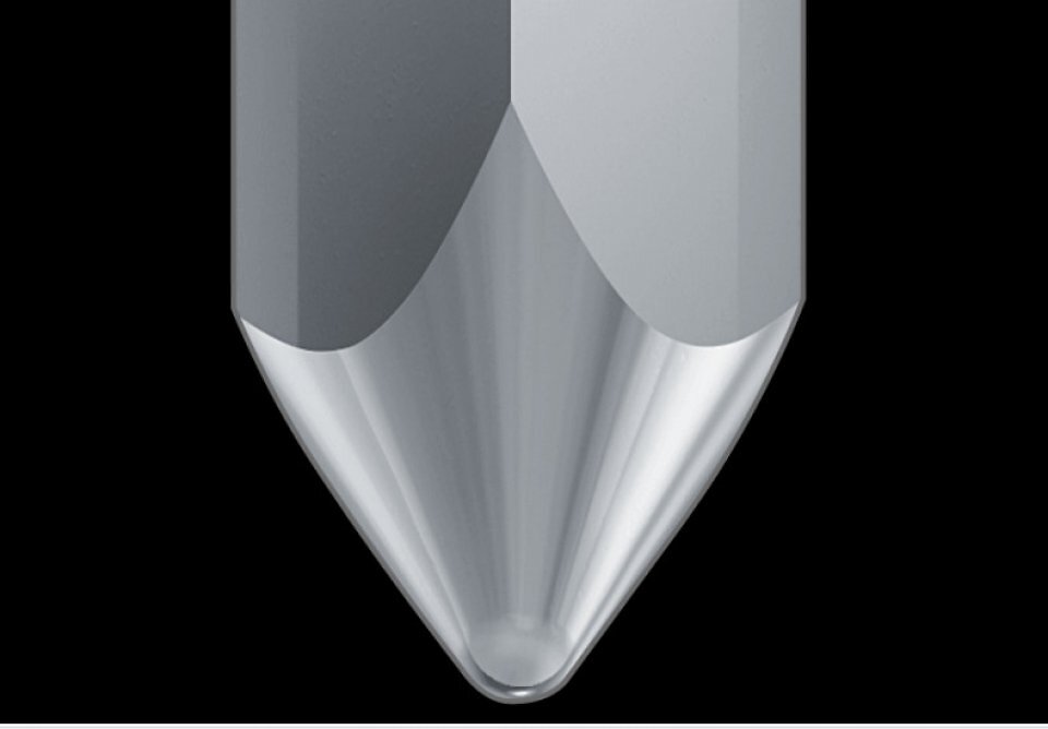 Sphärischer (konischer) Nadelschliff
