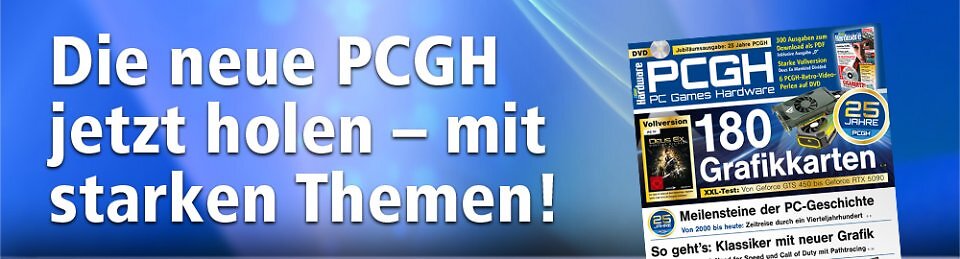 Als <a href='shop.computec.de/de_DE/einzelhefte?prefn1=brand&amp;prefv1=PCGH%20DVD%7CPCGH%20Magazin'><strong>Einzelausgabe </strong></a>oder als Abo. Ein <a href='shop.computec.de/de_DE/pcgh/pcgh.html'><strong>Abo unterstützt uns langfristig</strong></a> und <strong>ermöglicht uns die Arbeit an weiteren Artikeln</strong>!