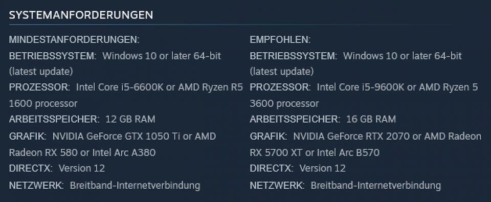 Die Systemanforderungen von Arc Raiders