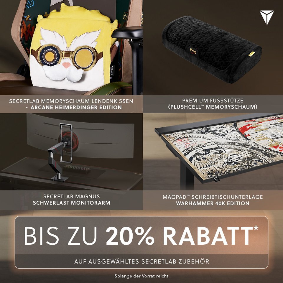 Bei Zubehör können Sie bis zu 20 % sparen.