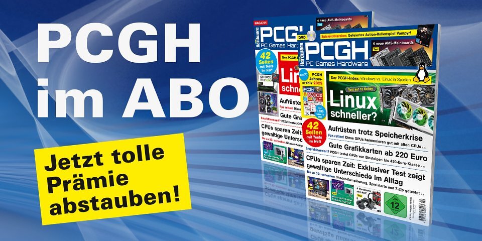 Ein <a href='shop.computec.de/de_DE/pcgh/pcgh.html'>Abo unterstützt uns direkt</a> und <strong>ermöglicht uns die Arbeit an weiteren Artikeln</strong>! Die aktuelle PCGH-Ausgabe kann bequem als Heft bestellt oder digital über Apps oder den Webshop heruntergeladen werden.