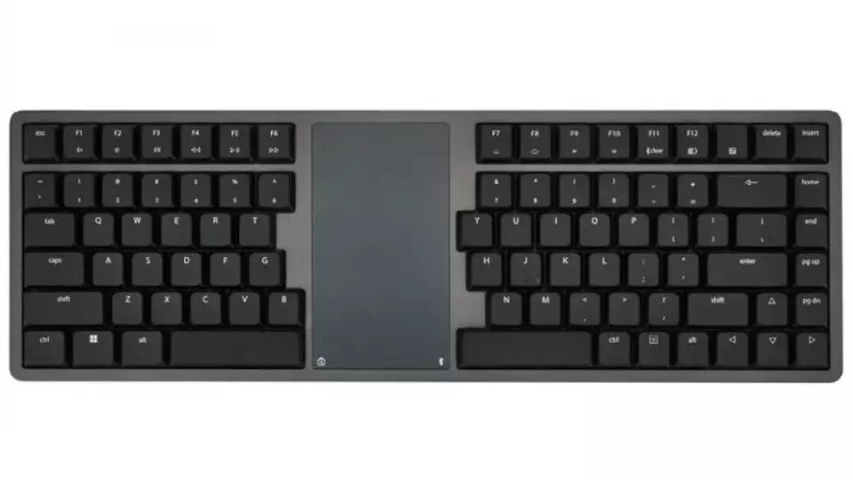 Das <a href='www.kaufland.de/product/508805301/?utm_source=shopping&amp;utm_medium=non-paid&amp;utm_campaign=pricecomparison&amp;id_unit=387532237987'>Kinesis Form Split Touchpad Keyboard</a> kombiniert ein geteiltes, ergonomisches Tastenlayout mit integriertem Windows-Precision-Touchpad. So tippen Sie in natürlicher Handhaltung und steuern Cursor, Klicks und Scrollen direkt an der Tastatur - ohne zur Maus zu greifen.