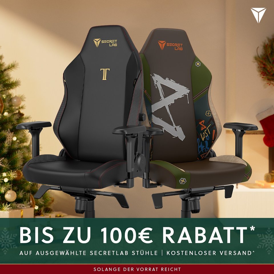 Auf viele Gaming-Stühle gibt es bis zu 100 Euro Preisnachlass.