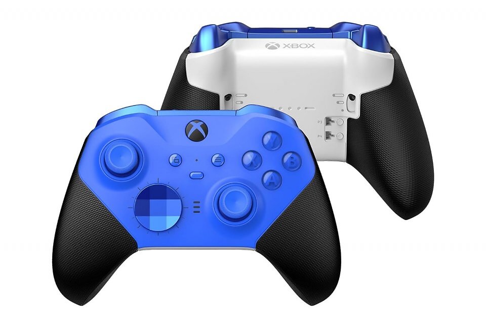 Der <a href='www.amazon.de/Xbox-Elite-Wireless-Controller-2/dp/B07SR4R8K1?keywords=Microsoft+xbox+elite&amp;qid=1666276368&amp;qu=eyJxc2MiOiIwLjQ0IiwicXNhIjoiMC4wMCIsInFzcCI6IjAuMDAifQ%3D%3D&amp;sr=8-3&amp;linkCode=ll2&amp;tag=sftmagdiglifu-21&amp;linkId=1fc4e87639a389cee1cedbc78915ff96&amp;ref_=as_li_ss_tl'>Microsoft Xbox Elite Wireless Controller Series 2</a> steht seit über fünf Jahren an der Spitze unserer Bestenliste. Im Bild zu sehen ist die mehrfarbige Core-Version, die sich Zocker im Xbox Design Lab zusammenstellen können.