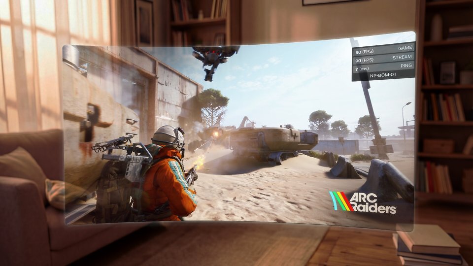 Einige weitere Neuigkeiten gab es zu Geforce Now. So werden auf dem PC nun 120 Fps und 4K-Support geboten, zudem wurde mithilfe von Apple und CloudXR das Streaming von VR-Games bei 90 Fps respektive stereoskopisches Rendering bei VR-Anwendungen verbessert. Dank dieser Features wird gemäß Ankündigung in naher Zukunft VR-Streaming via Geforce Now in iRacing sowie X-Plane 12 unterstützt werden.