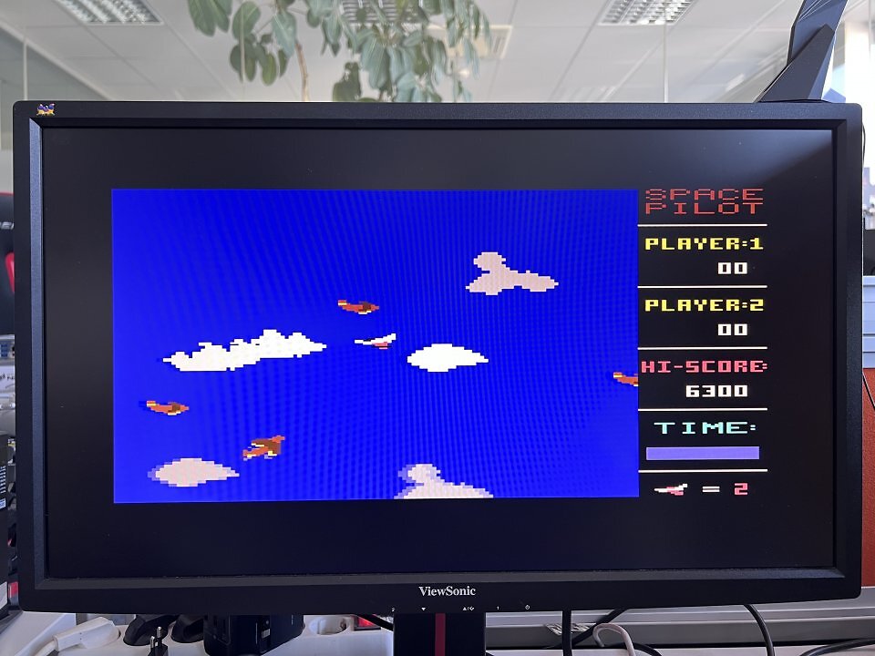Space Pilot (Kingsoft, Anirog Software, Anco Software) ist einer der Spiele-Klassiker, bei dem uns der C64 Ultimate ein authentisches Spielerlebnis wie damals vermittelt.